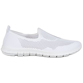 Bona Slipons Ajourés blanc