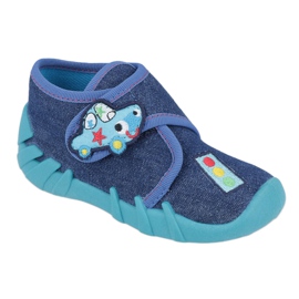 Chaussures enfant Befado 523P015 bleu marine bleu