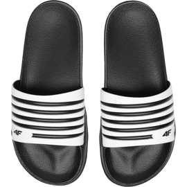 Chaussons 4F W H4L20 KLD001 blanche le noir Chaussons 4F W H4L20 KLD001 blanche le noir