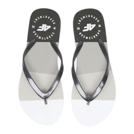 Tongs 4F W H4L20 KLD004 blanche le noir Tongs 4F W H4L20 KLD004 blanche le noir