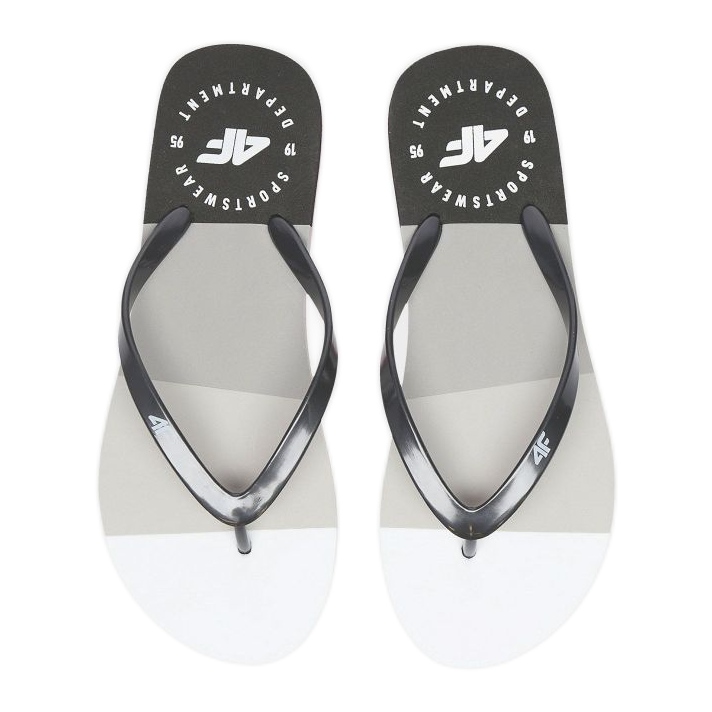 Tongs 4F W H4L20 KLD004 blanche le noir