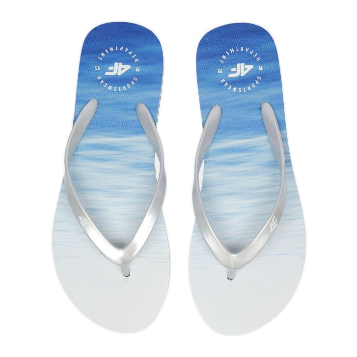 Tongs 4F W H4L20 KLD004 bleu gris