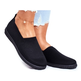 Baskets Femme Baskets Slip-on Noir Grigio le noir