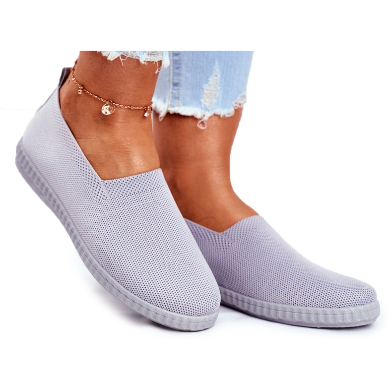 PS1 Baskets Femme Baskets Slip-on Gris Grigio PS1 Baskets Femme Baskets Slip-on Gris Grigio