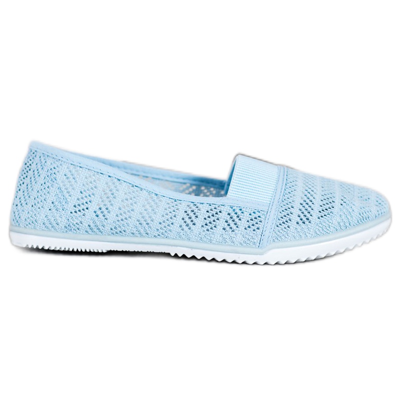 Bona Chaussures ajourées à enfiler bleu