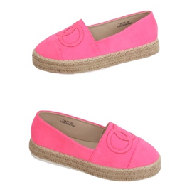 Espadrilles fluo femme T341P Rose Fluo