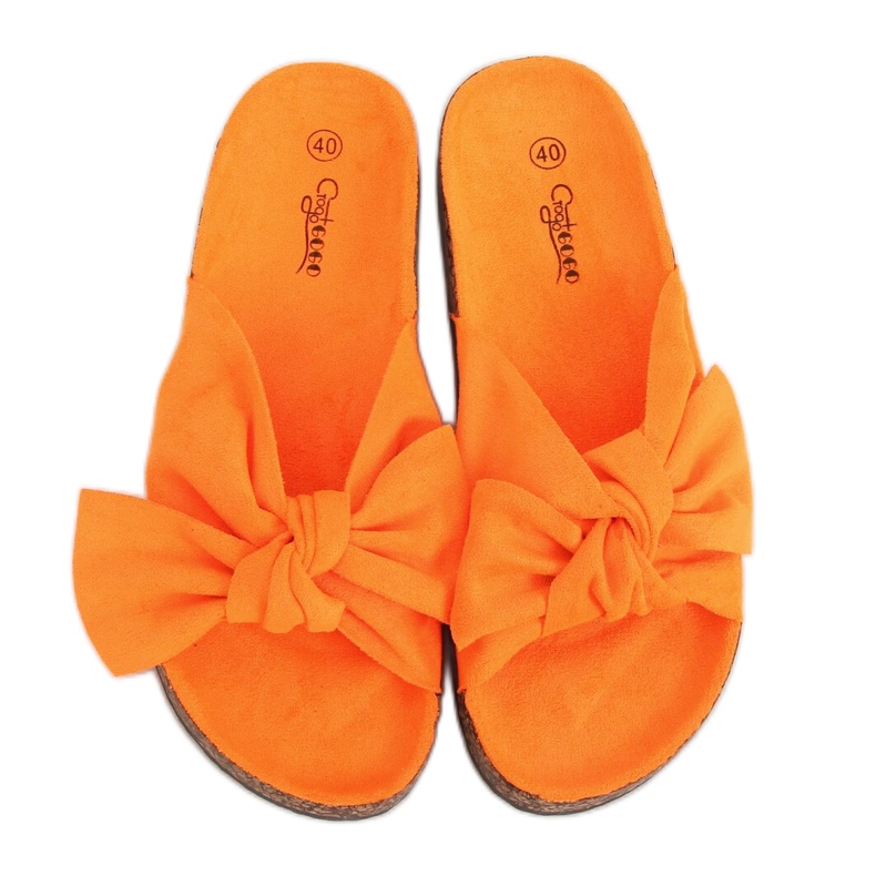 Chaussons en liège orange G-580 Orange