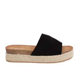 Chaussons Espadrilles Noir 10-215 Noir