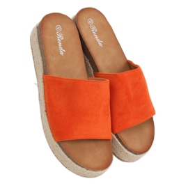 Chaussons Espadrilles Orange 10-215 Orange
