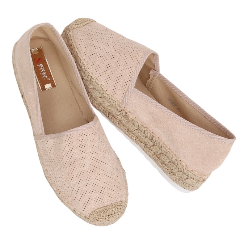 Espadrilles beiges pour femme JH90P Beige
