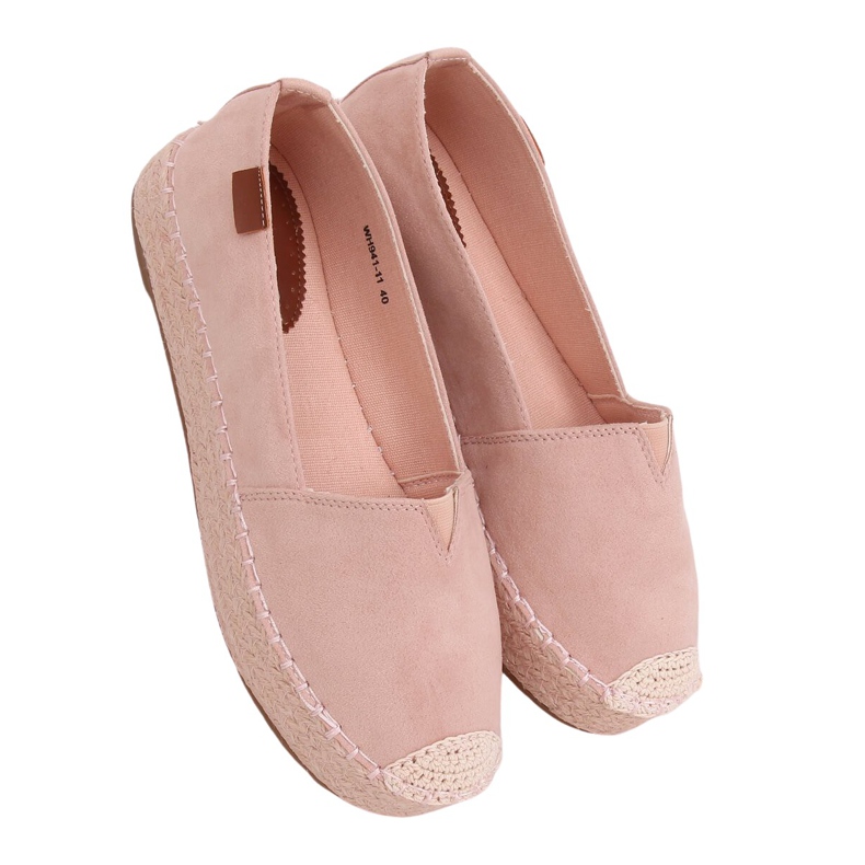 Espadrilles femme roses WH941 Rose