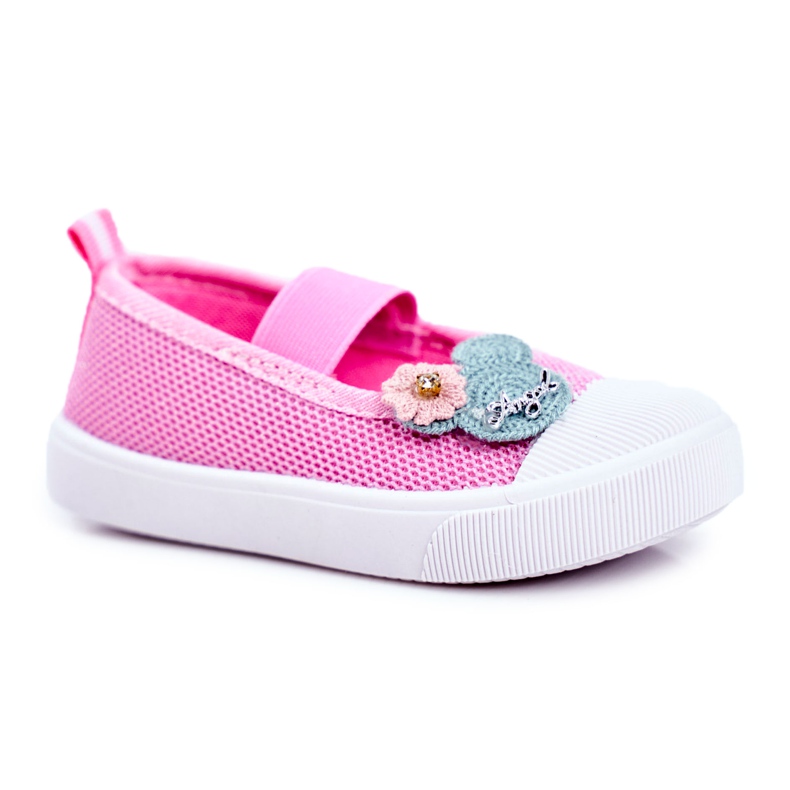 Le Scarpe Baskets velcro rose enfant Estienne Le Scarpe Baskets velcro rose enfant Estienne