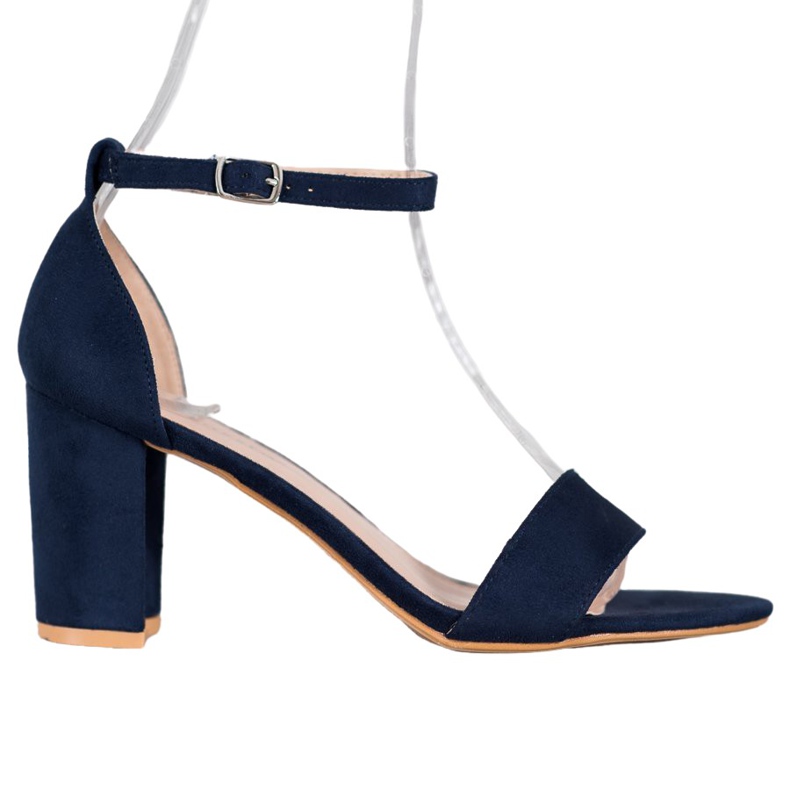 Anesia Paris Sandales à talons hauts bleu