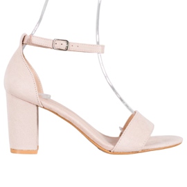 Anesia Paris Sandales à talons hauts brun