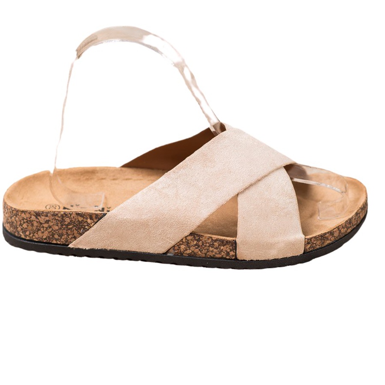 Nio Nio Pantoufles Décontractées Sur La Plateforme beige