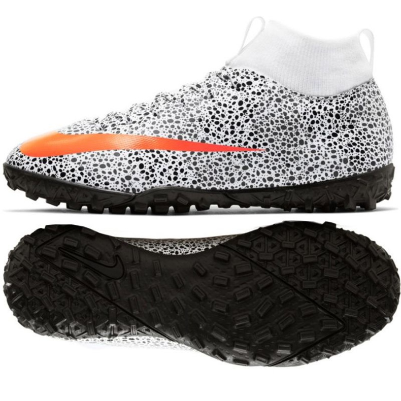 Chaussures de football Nike Mercurial Superfly 7 Academy CR7 Tf Jr CV3187-180 multicolore le noir