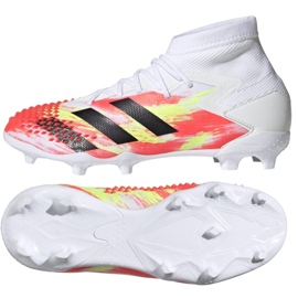 Chaussures de foot Adidas Predator Dracon 20.1 Fg Jr EG1608 multicolore blanc