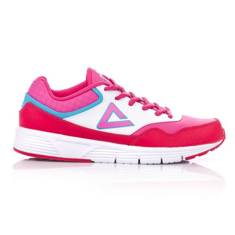 Chaussures Peak E43568EZ W 61089-61091 blanche rouge rose