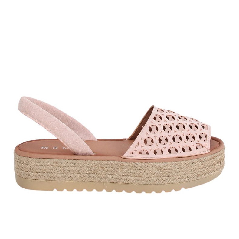 Sandales, espadrilles, rose ajouré WH931 Rose Sandales, espadrilles, rose ajouré WH931 Rose