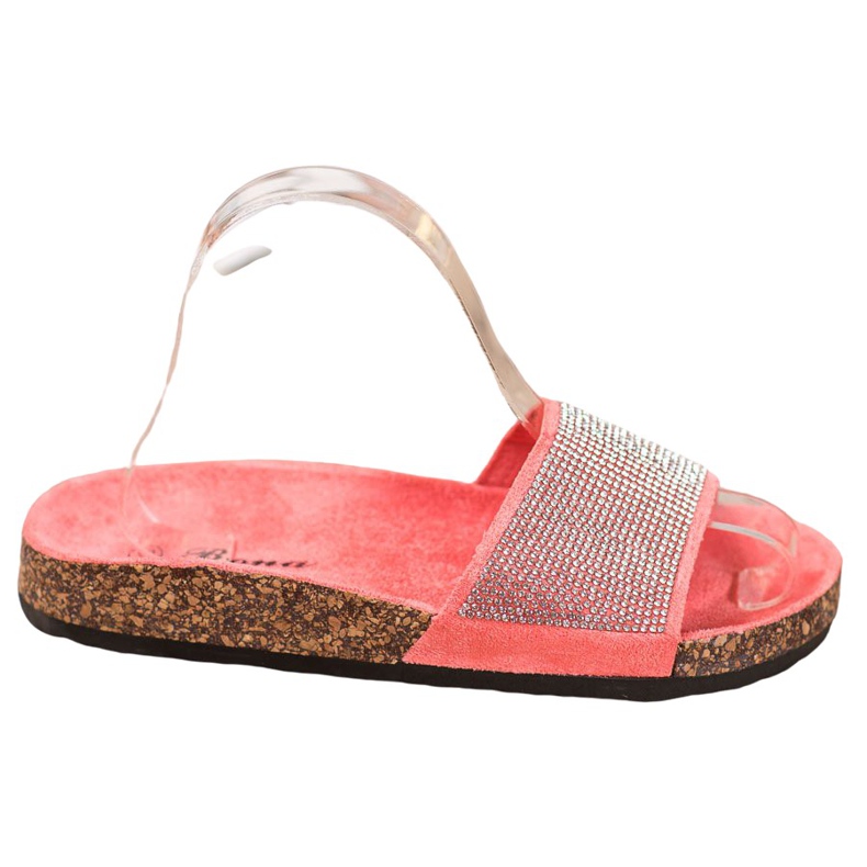 Bona Chaussons Avec Oxyde De Zirconium rose Bona Chaussons Avec Oxyde De Zirconium rose