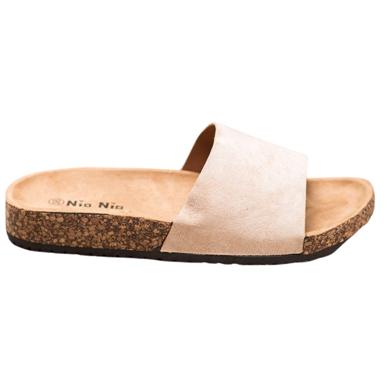 Nio Nio Pantoufles Classiques Sur La Plateforme brun