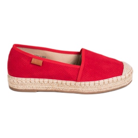 Goodin Espadrilles ajourées rouge