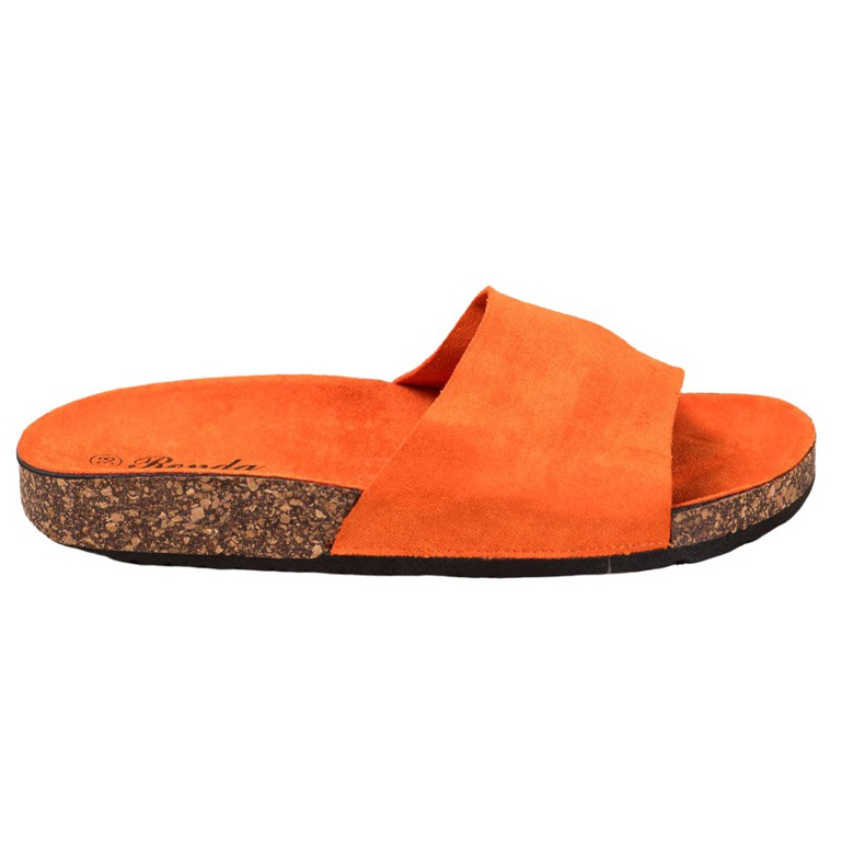 Renda Pantoufles Orange