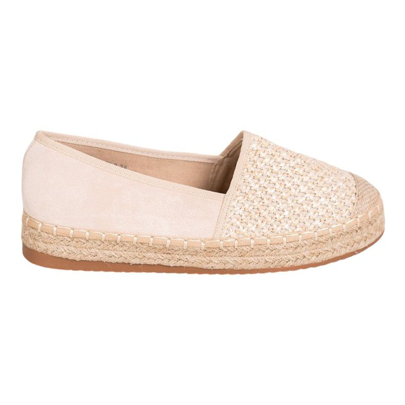 SHELOVET Espadrilles Tressées brun