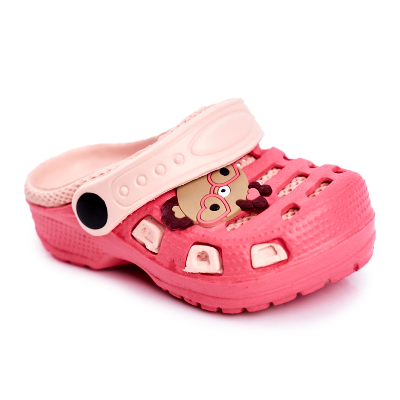 Giolan Chaussons Enfant Foam Crocs Red Sweet Teddy rouge multicolore