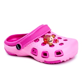 BUGO Chaussons Bébé Mousse Crooks Fille Rose BUGO Chaussons Bébé Mousse Crooks Fille Rose