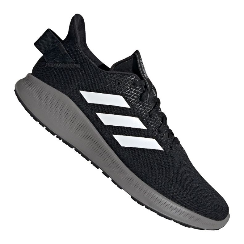 Chaussures de course adidas SenseBOUNCE + Street M EF0329 le noir gris Chaussures de course adidas SenseBOUNCE + Street M EF0329 le noir gris