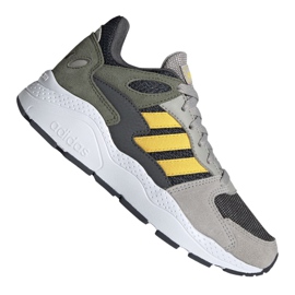 Chaussures Adidas Crazychaos Jr EG3067 gris vert