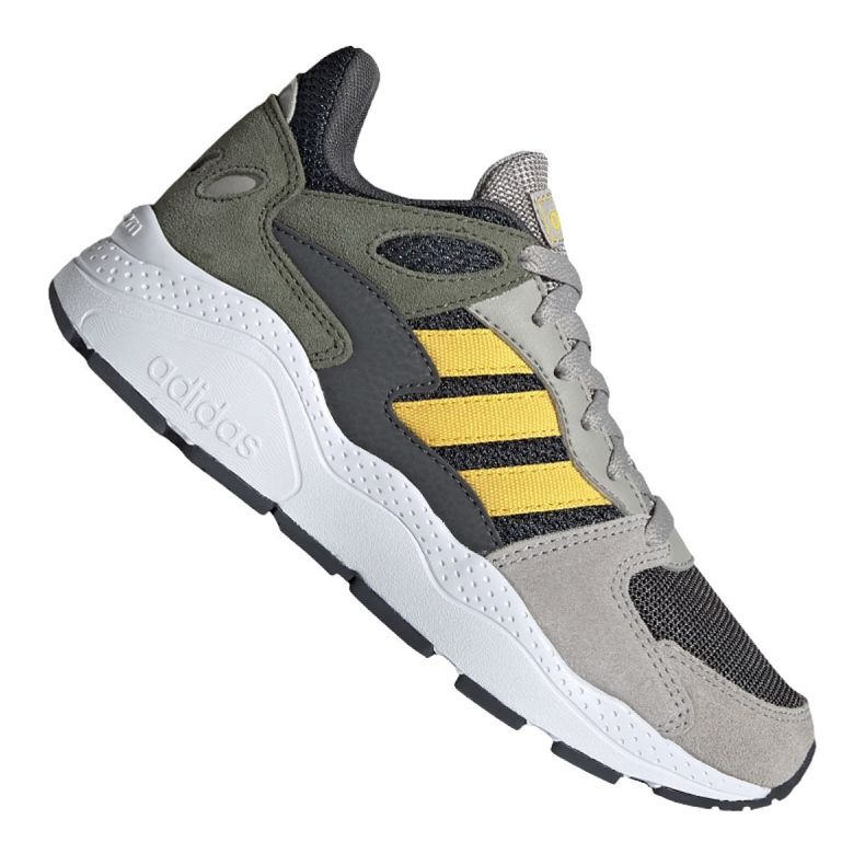 Chaussures Adidas Crazychaos Jr EG3067 gris vert