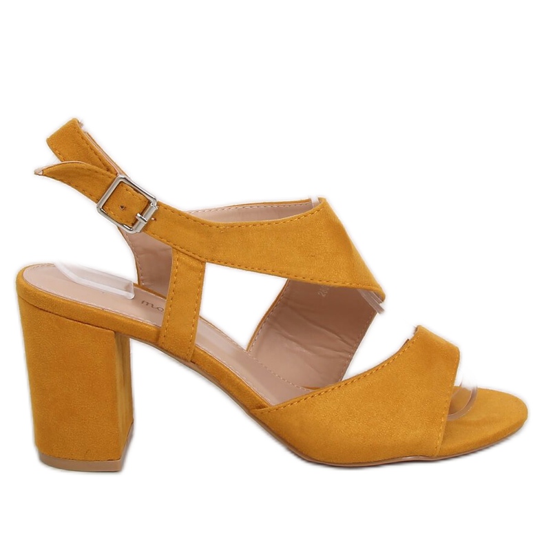 Sandales sur le poteau miel 2800 Jaune