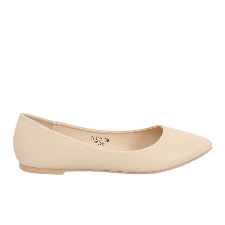 Ballerines beiges pour femmes CC108 Beige