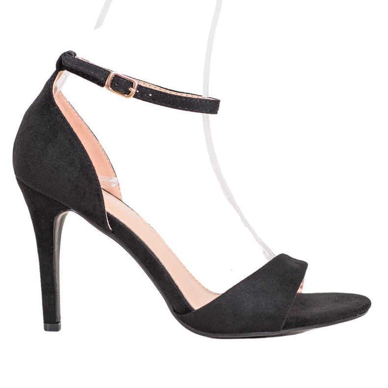 SHELOVET Escarpins classiques en daim le noir
