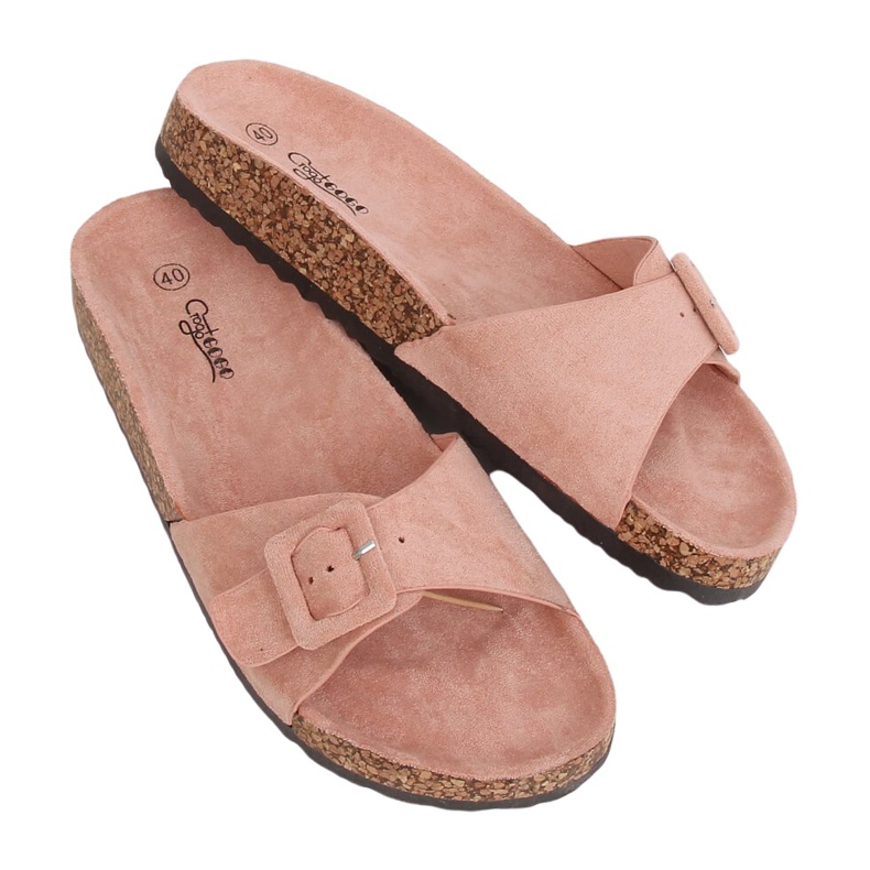 Rose G-5026 Semelles en liège rose Rose G-5026 Semelles en liège rose