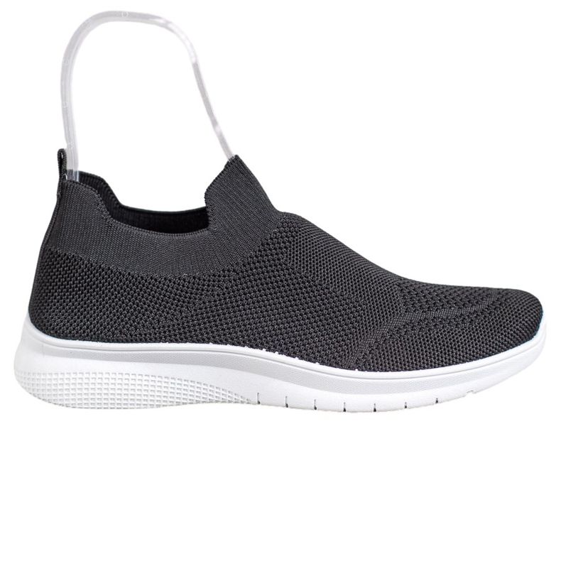 SHELOVET Baskets à enfiler le noir