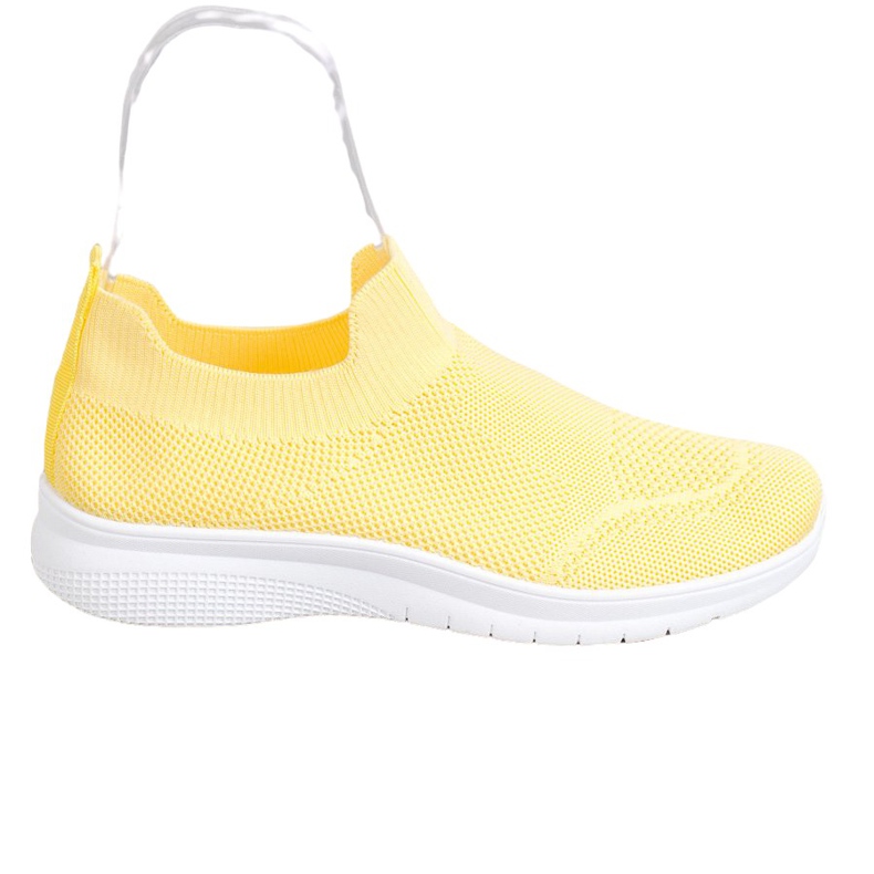 SHELOVET Baskets à enfiler jaune