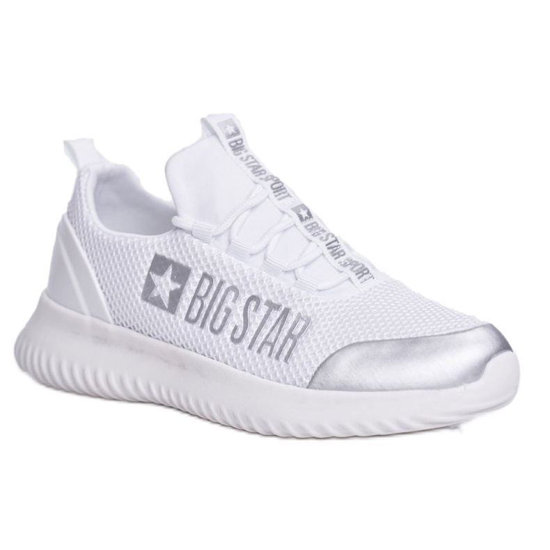 Chaussures de sport pour femmes Big Star Blanc FF274A410 blanche gris