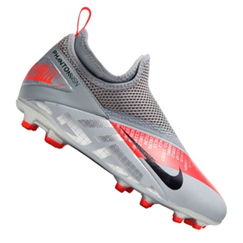 Chaussures de football Nike Phantom Vsn 2 Academy Df Mg Jr CD4059-906 multicolore gris
