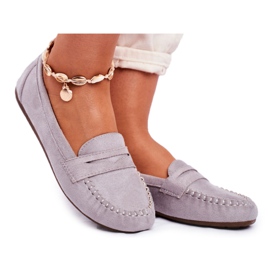 PS1 Mocassins Femme Gris Panay PS1 Mocassins Femme Gris Panay