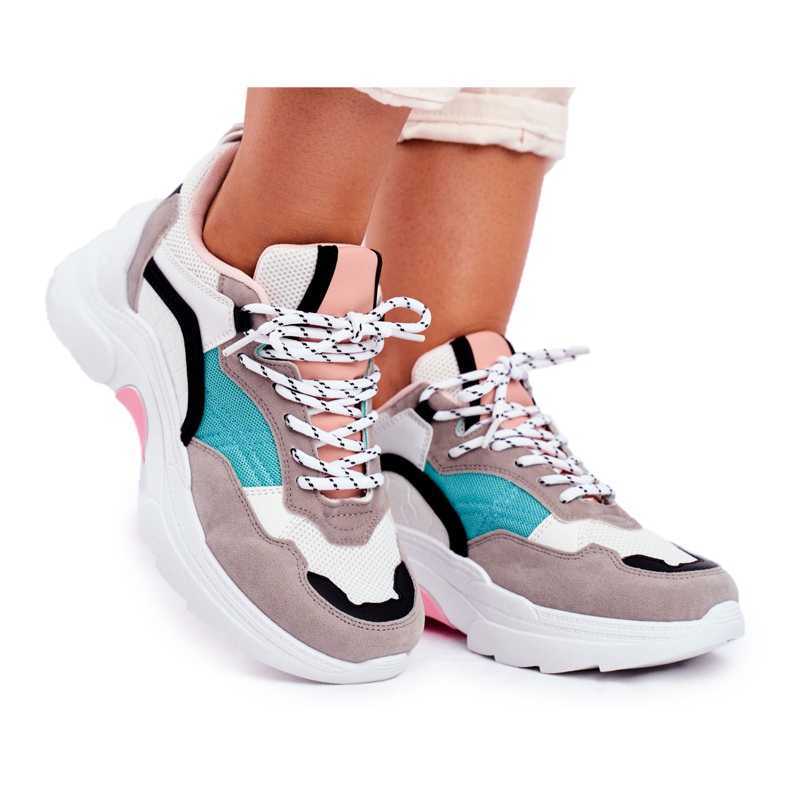 PS1 Chaussures De Sport Pour Femme Baskets Blanches Et Vertes Mindanao le noir rose gris