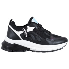 Weide Baskets de sport blanc noir