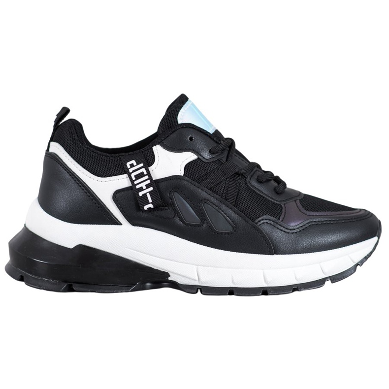 Weide Baskets de sport blanche le noir