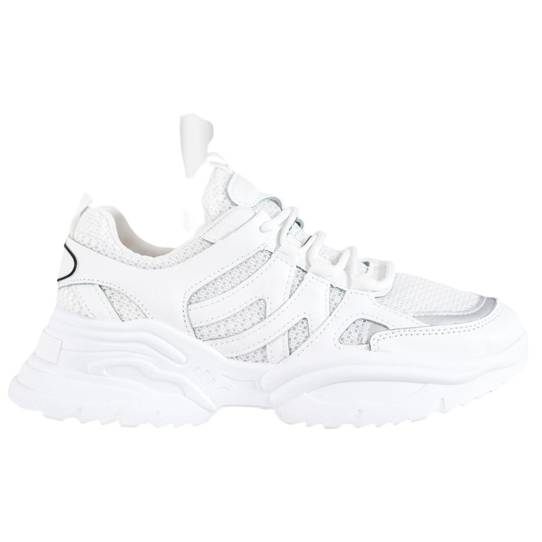 SHELOVET Baskets blanches confortables
