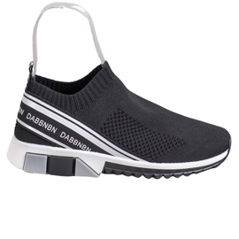 SHELOVET Chaussures de sport textiles blanc noir