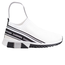 SHELOVET Chaussures de sport textiles blanc noir