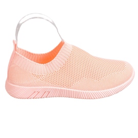 SHELOVET Slipons ajourés confortables multicolore orange