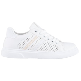 SHELOVET Baskets blanches ajourées